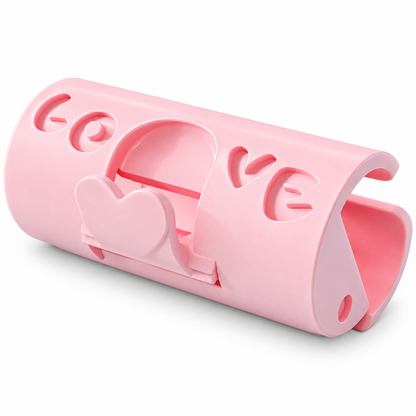 Pink Heart-Shaped Sheet Fastener Clips