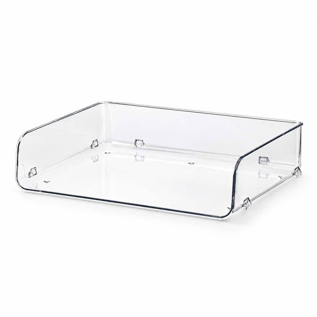 Transparent Wide Desktop Storage Organizer
