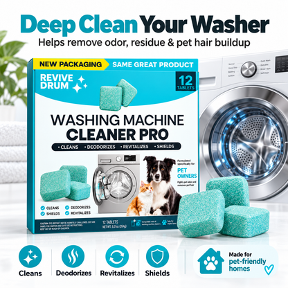 Washing Machine Cleaner Tablets – Easy Monthly Washer Care