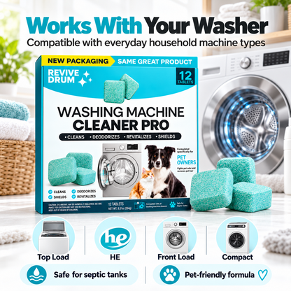 Washing Machine Cleaner Tablets – Easy Monthly Washer Care