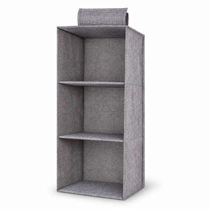 Gray Three-Layer Washable Hanging Storage Organizer