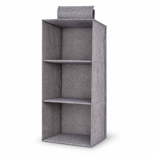 Gray Three-Layer Washable Hanging Storage Organizer