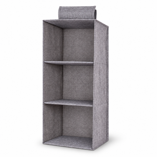 Gray Three-Layer Washable Hanging Storage Organizer